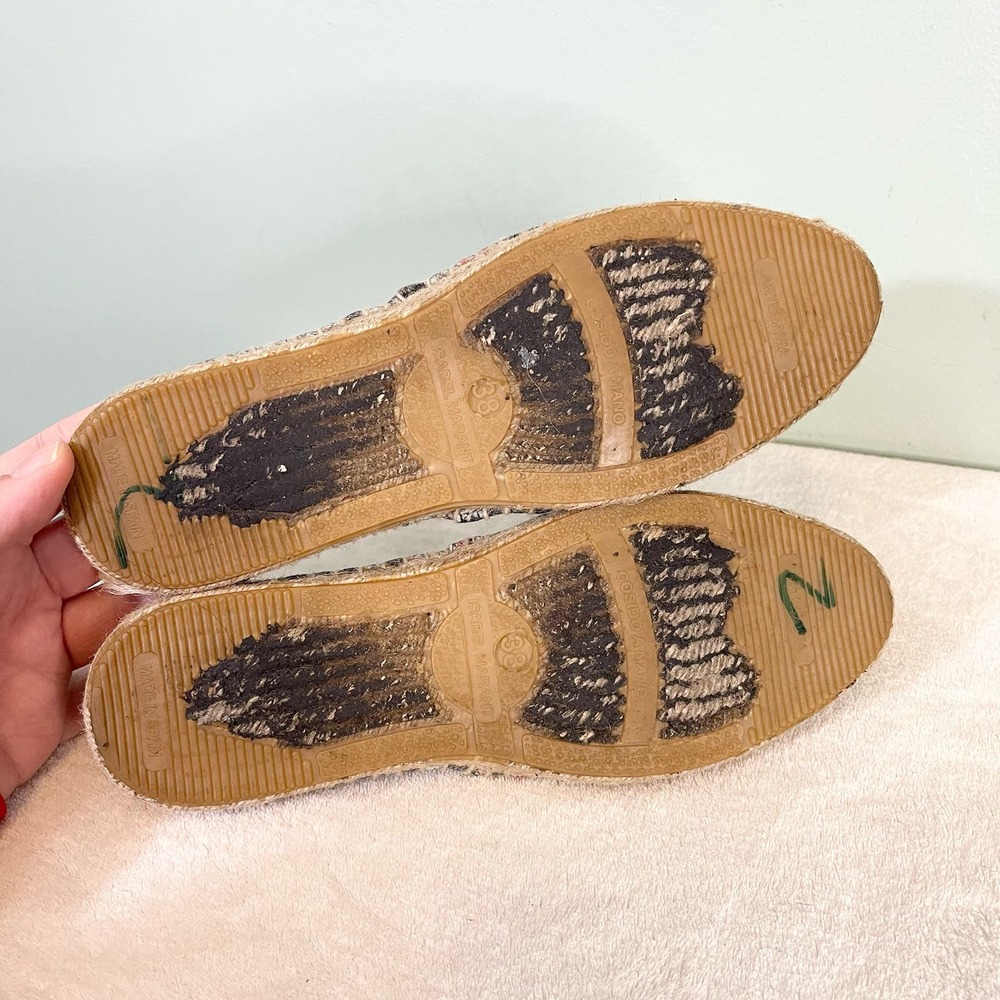 Isabel Marant Etoile Women's Paisley Print Slip On Espadrilles Shoes Size 38 - Picture 4 of 7